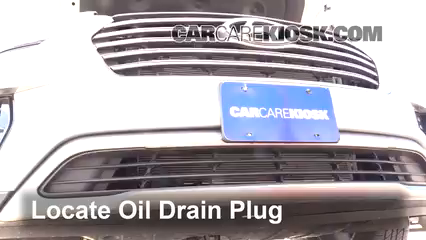 2017 Hyundai Santa Fe SE 3.3L V6 Aceite Cambiar aceite y filtro de aceite